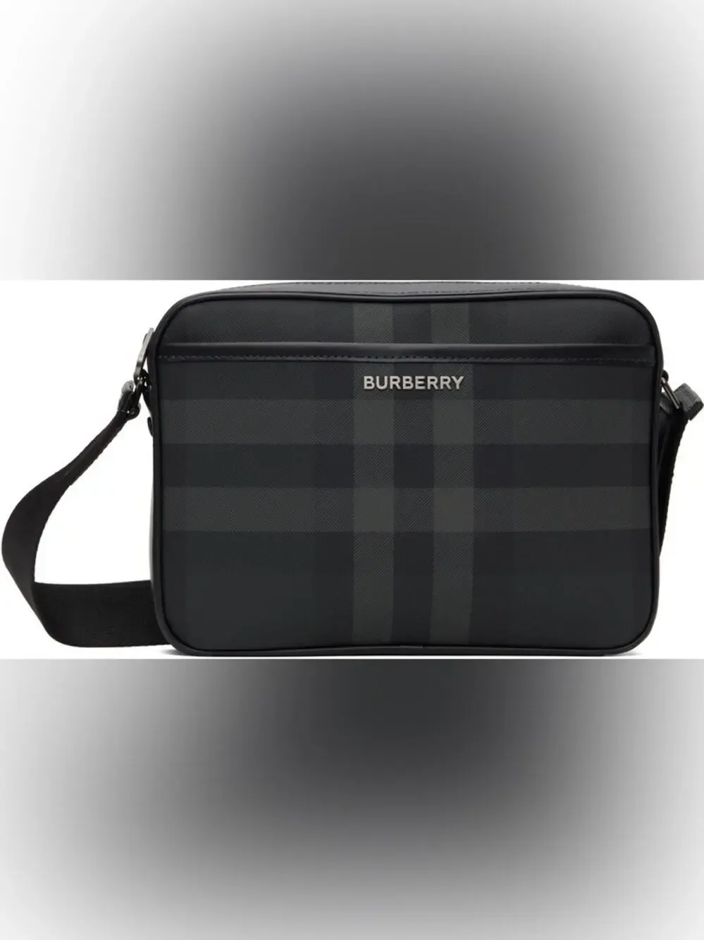 Burberry Black Check Crossbody Bag